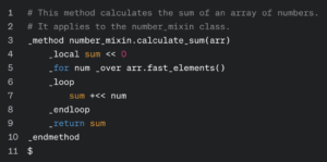 Magik code generated by an LLM