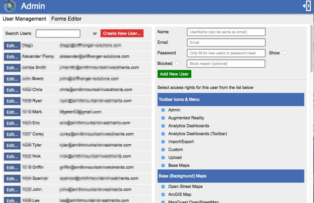 User Management & Access Rights