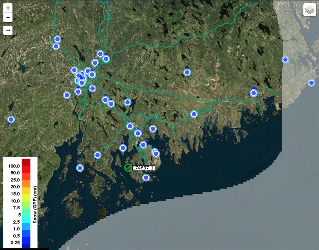 Outage Data overlay